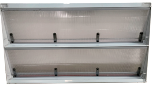 负压式侧墙进风窗